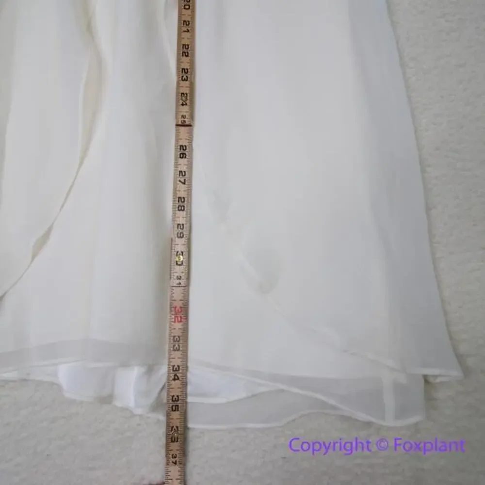 New! GUESS by Marciano‎ Women's Charlie Keyhole Dress white, size XS